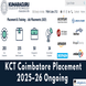 KCT Coimbatore Placement 2025–26 Records 1,014 Offers So Far; 71% Students Placed